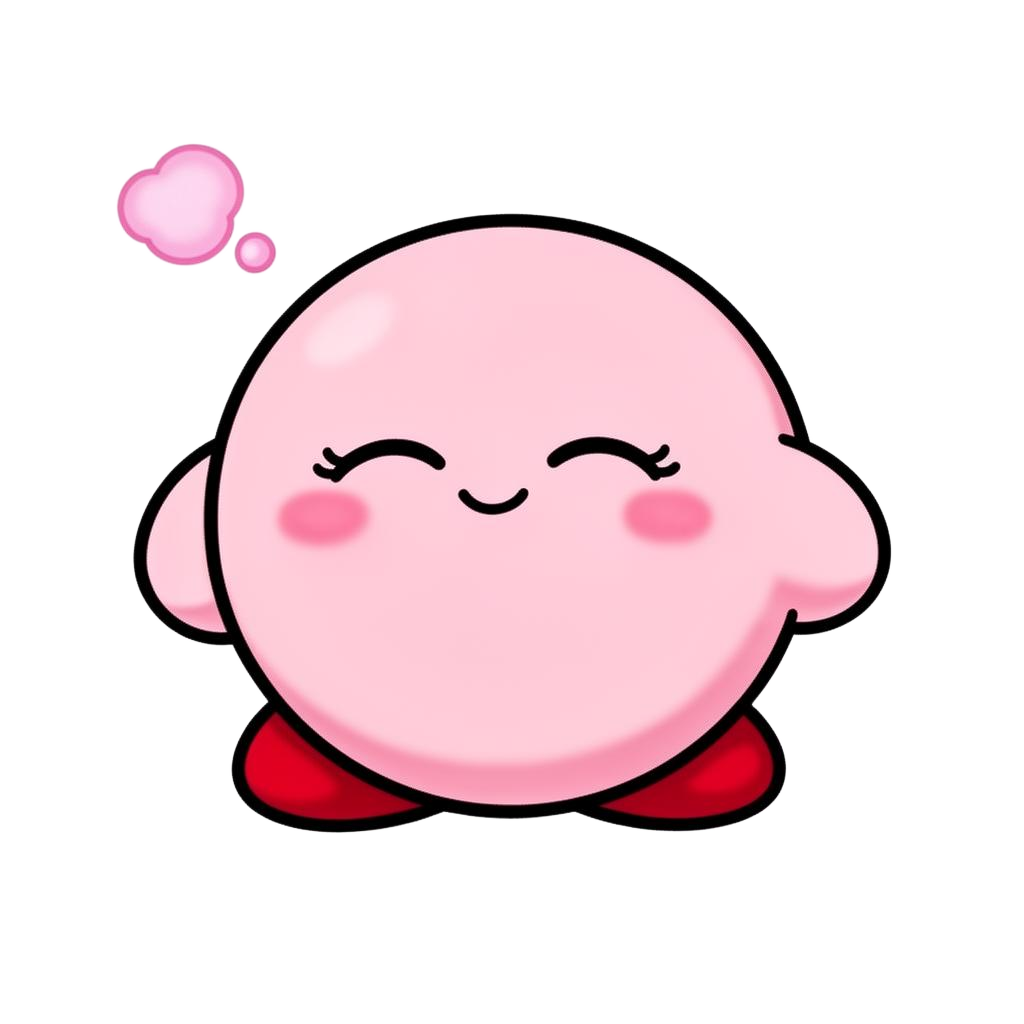 Kirby sleeping